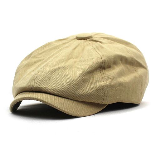 Casquettes Gavroche En Coton Uni Pour Hommes Et Femmes,Casquette À Visière Plate,Béret De Peintre,Chapeaux,2024