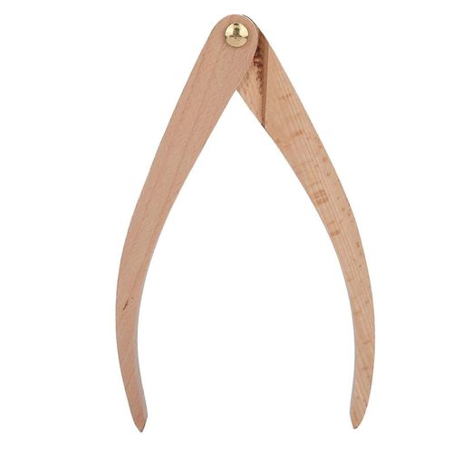 Pied à coulisse Outil de mesure de distance de positionnement de règle en bois Outils de poterie pour la mesure en céramiquePied à coulisse en bois de 8 pouces