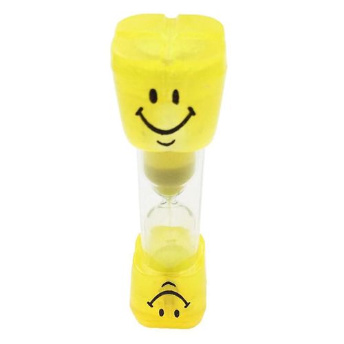 3 min Sand Timer Plank Clock Décoratif Sablier Home Decor Yellow Enfants Jouet