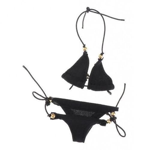 5x1/6 Scale Bra Underwear Lingerie Set For 12'' Action Figure Accessory Black
