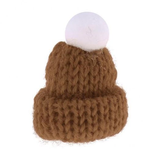 9x1/12 Échelle Maison De Poupée Miniature Scène Bonnet Bonnet Skate Cap Décoration Camel