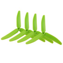 4 Pieces 3-Leaf Propeller Prop For Hubsan X4 H502s H502e Accessory Green-Générique