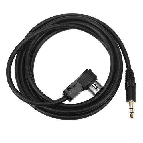 Mini Jack stéréo de voiture 3,5 mm pour ALPINE/JVC Ai-NET 4FT 120 cm Aux Câble audio de voiture adapté à l¿adaptateur pour téléphone
