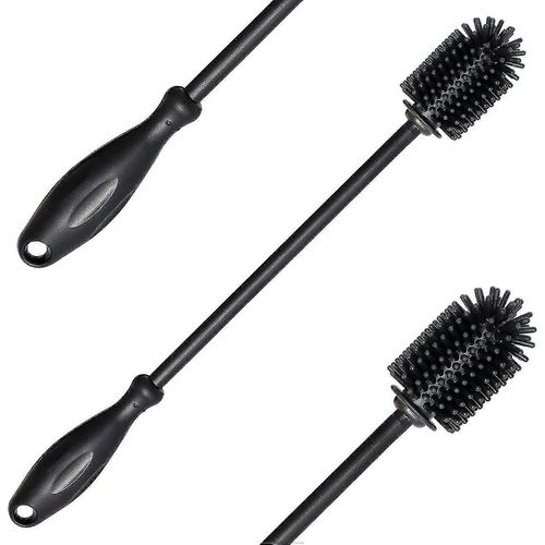 Brosse à bouteille d¿eau Brosse à bouteille en silicone, bouteille de sport sous vide, vase et verrerie Nettoyage de bouteille d¿eau B
