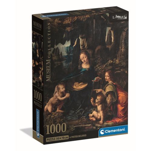 Puzzle Adulte Compact 1000 Pièces - De Vinci : The Virgin Of The Rocks