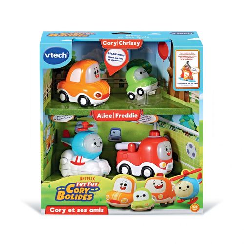 Vtech Tut Tut Cory Bolides - Pack 4 Véhicules