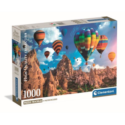 Puzzle Adulte Compact 1000 Pièces - Balloons In Cappadocia