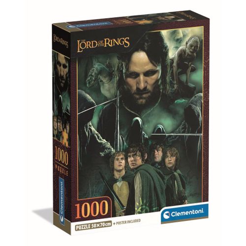 Puzzle Adulte Compact 1000 pièces - Le Seigneur des Anneaux