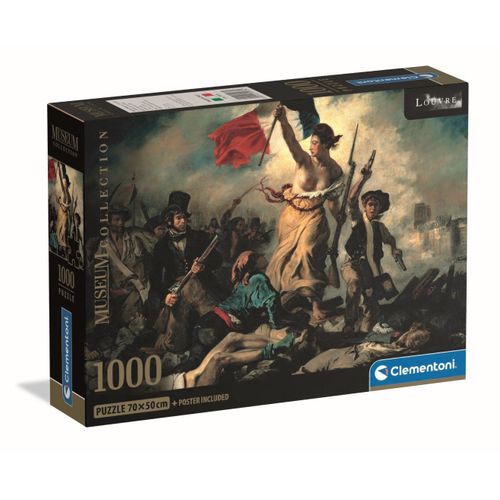 Puzzle Adulte Compact 1000 Pièces - Delacroix : Liberty Leadring People