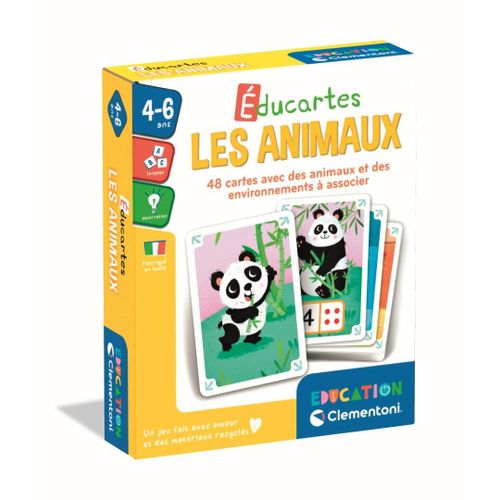 Éducation Clementoni Les Animaux - Éducartes