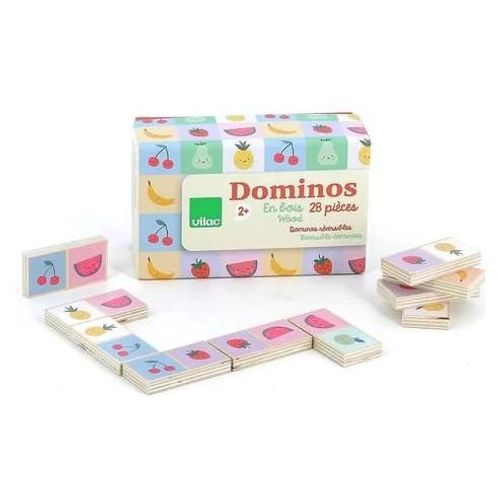 Vilac Dominos Reversibles Fruits / Legumes - Sarah