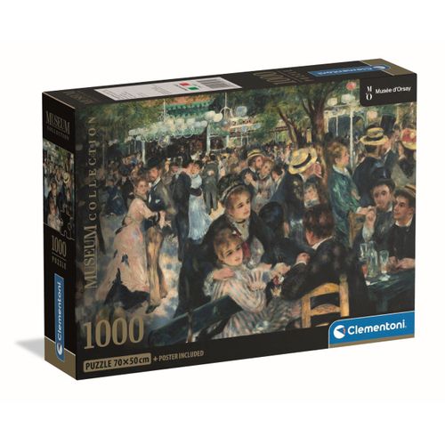Puzzle Adulte Compact 1000 Pièces - Renoir : Bal Du Moulin