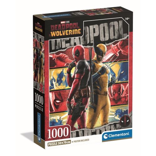 Puzzle Adulte Compact 1000 Pièces - Marvel, Deadpool