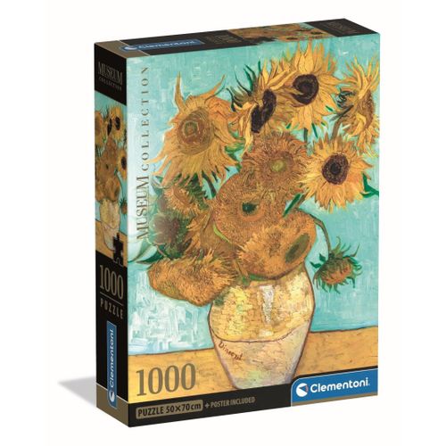 Puzzle Adulte Compact 1000 Pièces - Van Gogh : Sunflowers