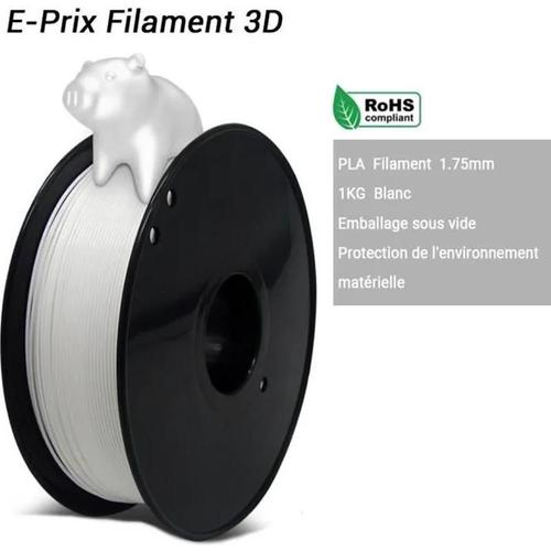 Filament 3D blanc PLA 175mm 1kg pour imprimante 3D fil d'imprimante 3d Pla bobine pour imprimante 3D et stylo d'impression en 3D-PM5