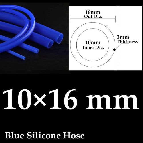 Tuyau en Silicone pour aspirateur de voiture,Tube bleu de 1 à 50 mètres universel 3/5/4/6/8/10/12/14mm - Type 10x16mm Blue