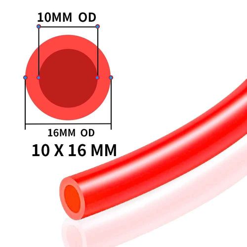 Tuyau en silicone universel pour aspirateur de voiture automatique,tube de ligne de course,bleu,1 mètre,3mm,5mm,4mm,6mm,8mm,10mm,12mm,14mm - Type 10x16mm #A