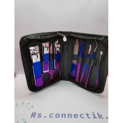 Kit Manucure 9 Outils Violet Violet