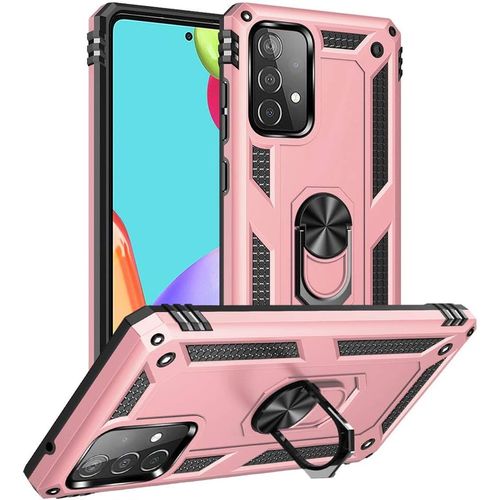Coque Samsung A52s 5g, Coque A52s 5g, Silicone Antichoc Defense Bumper Armure Housse Etui Pour Samsung Galaxy A52s 5g (Or Rose)