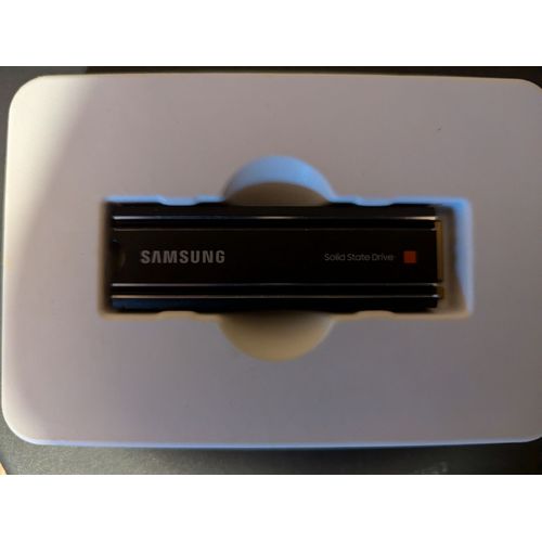 Samsung 980 Pro 1 To M.2" PCIe NVMe SSD with heatsink MZ-V8P1T0