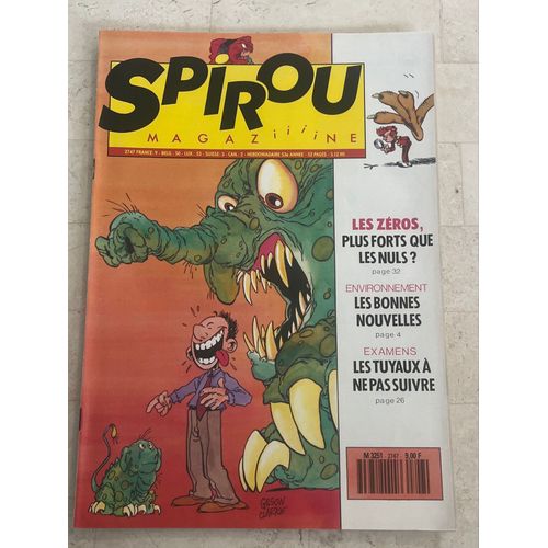 Spirou Magazine N°2.747 - 53e Année - Les Zéros : Plus Forts Que Les Nuls ? - 