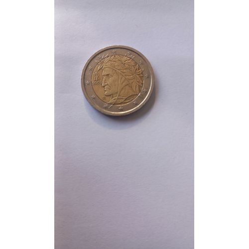 Piece De 2 Euros Dente Italie