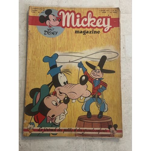 Mickey Magazine N°39 - 1ère Année - Juillet 1951 - Le Journal Des Petits Et Des Grands Enfants - 