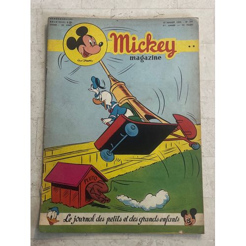 Mickey Magazine N°197 - 4e Année - Juillet 1954 - Le Journal Des Petits Et Des Grands Enfants - 