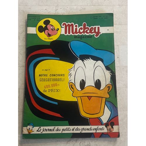 Mickey Magazine N°225 - 5e Année - Janvier 1954 - Le Journal Des Petits Et Des Grands Enfants - 