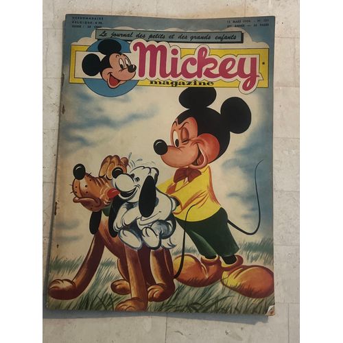 Mickey Magazine N°284 - 6e Année - Mars 1956 - Le Journal Des Petits Et Des Grands Enfants -
