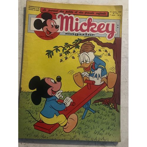 Mickey Magazine N°315 - 7e Année - Octobre 1956 - Le Journal Des Petits Et Des Grands Enfants - 