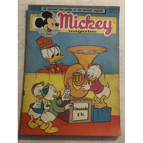 Mickey Magazine N°316 - 7e Année - Octobre 1956 - Le Journal Des Petits Et Des Grands Enfants - 