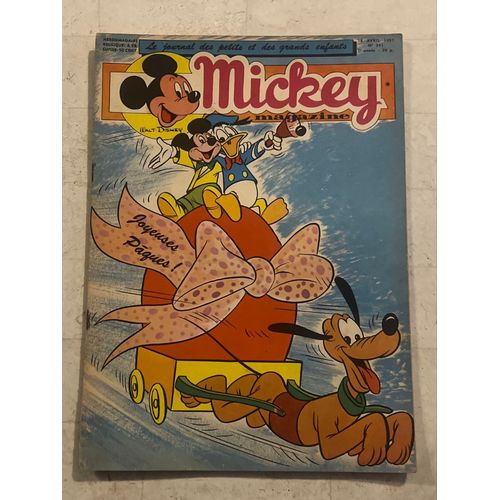 Mickey Magazine N°341 - 7e Année - Avril 1957 - Joyeuses Pâques ! - 
