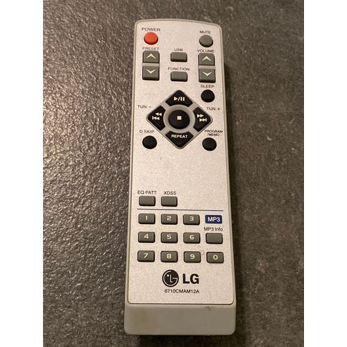 Telecommande d origine LG 6710CMAM12A