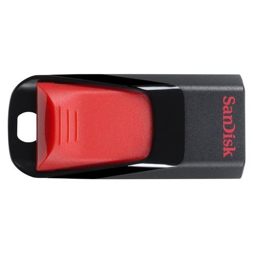 SanDisk Cruzer Edge - Clé USB - 64 Go - USB 2.0 - noir, rouge