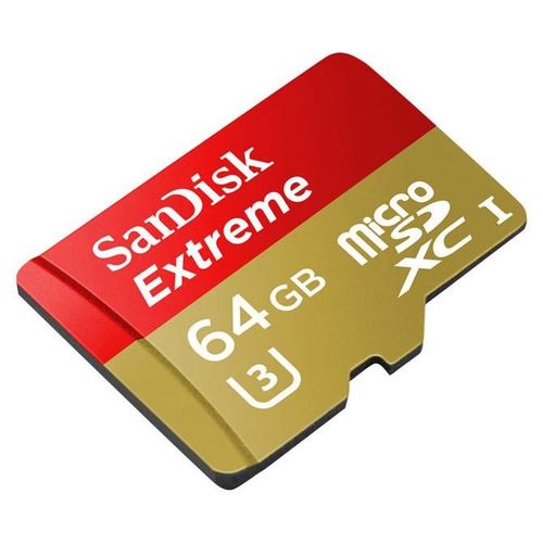 SanDisk Extreme - Carte mémoire flash - 64 Go - UHS Class 1 / Class10 - microSDXC UHS-I