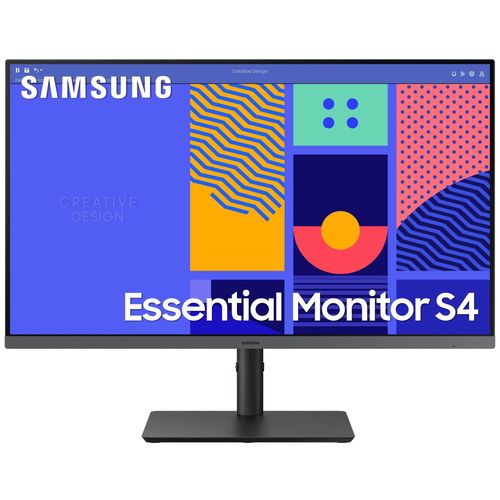 Samsung S27C432GAU - C432 Series - écran LED - 27" - 1920 x 1080 Full HD (1080p) @ 100 Hz - IPS - 250 cd/m² - 1000:1 - 4 ms - HDMI, VGA, DisplayPort - noir