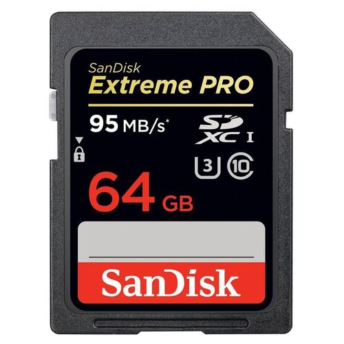 SanDisk Extreme Pro - Carte mémoire flash - 64 Go - UHS Class 3 / Class10 - 600x/633x - SDXC UHS-I