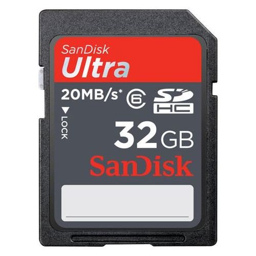 SanDisk Ultra - Carte mémoire flash - 32 Go - Class 4 - SDHC