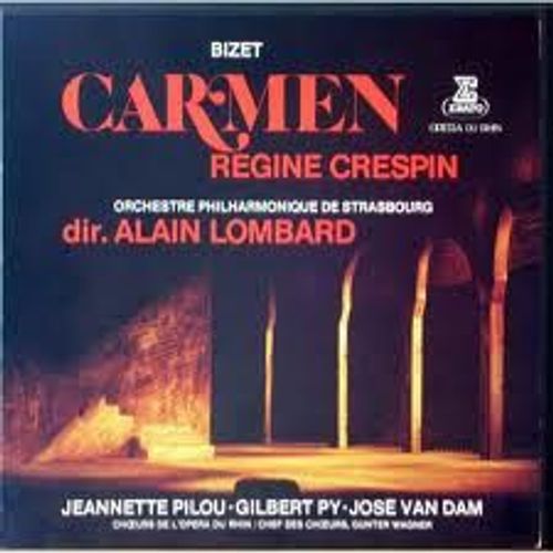 Coffret 3x33 Tours Vinyl Bizet*, Régine Crespin, Alain Lombard, Orchestre Philharmonique De Strasbourg, Jeannette Pilou, Gilbert Py, José Van Dam, Ch?urs De L'opéra Du Rhin*, Gunter Wagner* – Carmen