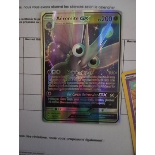 Carte Pokemon Aéromite Gx