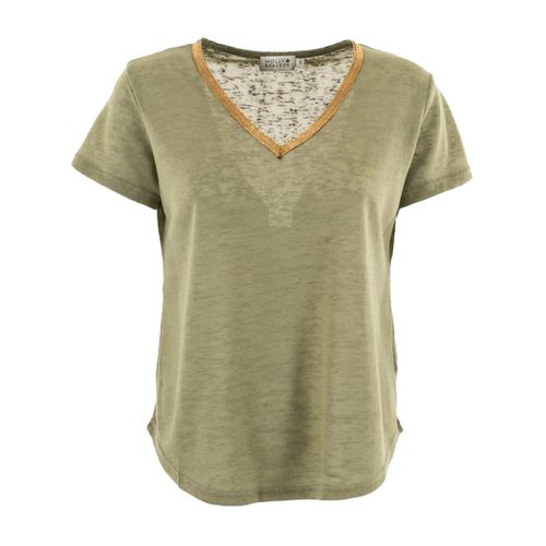 Tee Shirt Manches Courtes Molly Bracken Knitted Tee Light Khaki Kaki L