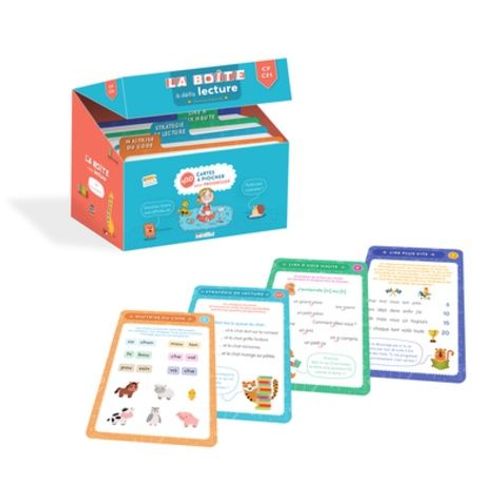 La Boîte À Défis Lecture Cp-Ce1 - 100 Cartes À Piocher Pour Progresser