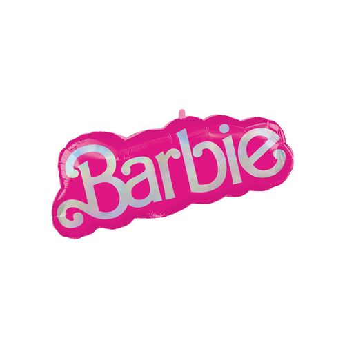 Ballon Aluminium Logo Barbie 81 X 30 Cm