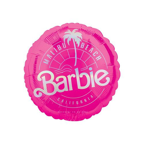Ballon Aluminium Rose Barbie 42 Cm