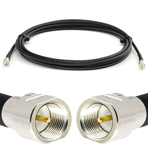 FME Mâle vers FME Mâle 6m RG58 Cable Coaxial - FME Câble d'extension à faible perte 50 Ohm - rallonge pour Routeur Antenne LTE GSM Amplificateur 4G 5G 6G LTE Hotspot