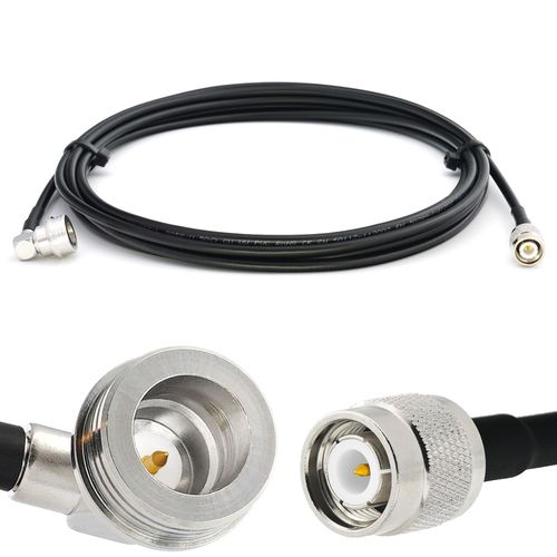 QN Mâle vers TNC Mâle 6m câble coaxial RG58 50 Ohm - QN â TNC Câble d'extension à faible perte - rallonge QN TNC Extension