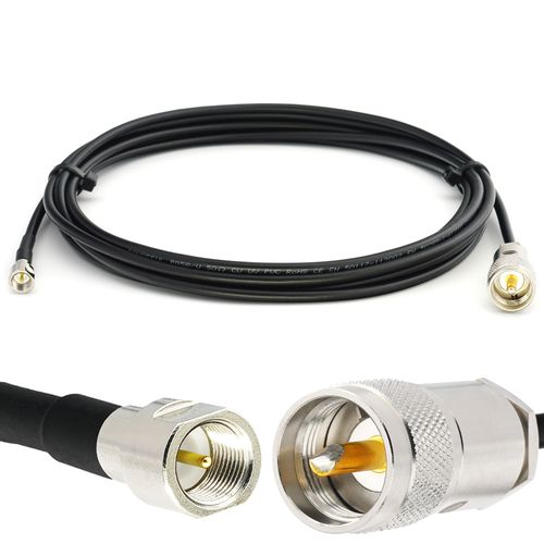 FME Mâle à PL259 6m UHF Câble coaxial RG58 50 Ohm - Résistant aux intempéries - FME â PL rallonge pour HAM cable antenne CB Radio Analyseur Tosmetre Marine RF VHF Cibi SDR Radio Amateur
