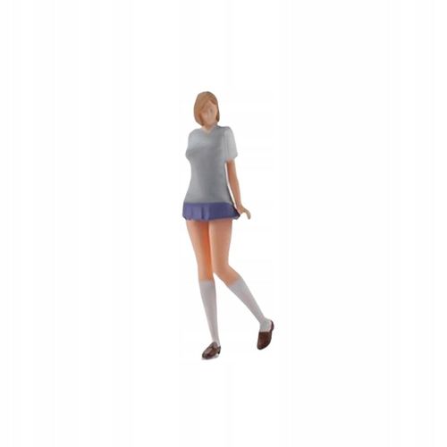 Fille aux cheveux courts, échelle 1:64, train miniature