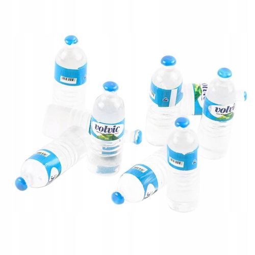 10 Pièces De Bouteilles D'eau Minérale Miniatures